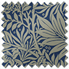 William Morris Larkspur, Woven Indigo - Roman Blind
